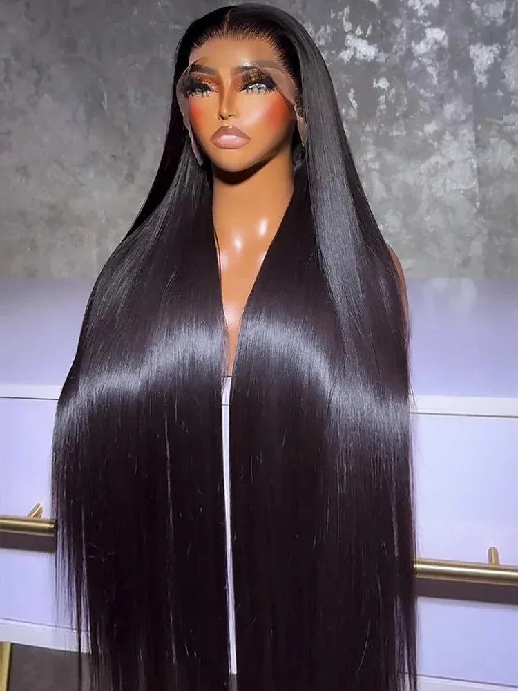 Ready To Wear Glueless HD Lace Wig Human Hair Straight 5x5 Closure Human Hair Wigs Brazilan 13x4 Transparent Lace Front Wig  180