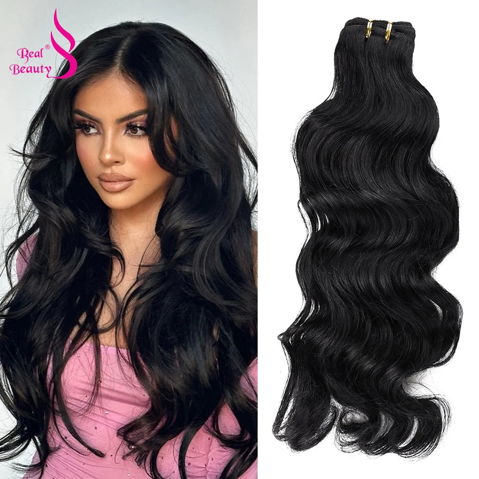 Wavy Hair Bundles 100% Brazilian Remy Human Hair Double Weft Sew in Weaves Body Wave Black Brown Blonde Highlight Hair Extension