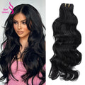 Wavy Hair Bundles 100% Brazilian Remy Human Hair Double Weft Sew in Weaves Body Wave Black Brown Blonde Highlight Hair Extension