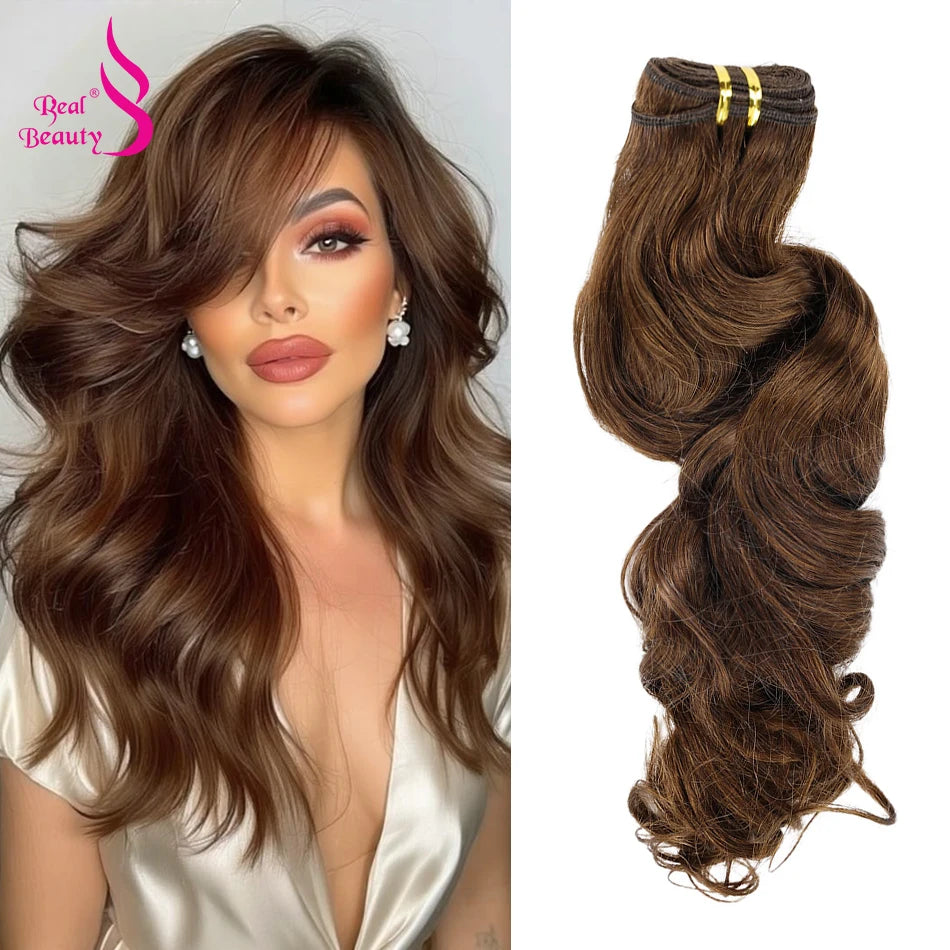 Wavy Hair Bundles 100% Brazilian Remy Human Hair Double Weft Sew in Weaves Body Wave Black Brown Blonde Highlight Hair Extension