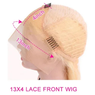 Wave 613 Human Hair Wig Honey Blonde 13x4 13x6 HD Transparent Lace Frontal Wigs Pre Plucked Brazilan Remy Hair 200% Density