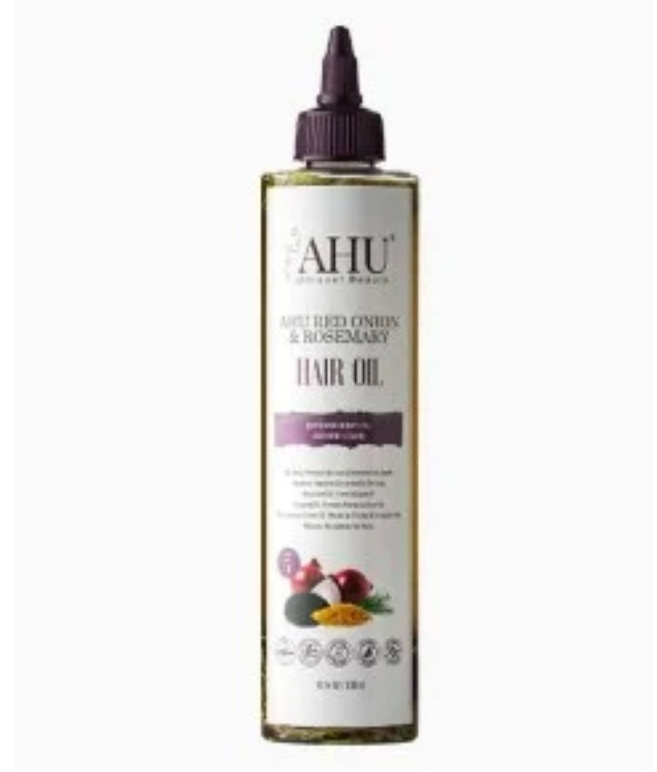 AHU Red Onion & Rosemary Hair Oil.