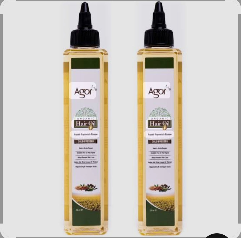 Agor Organic Hair Oil.