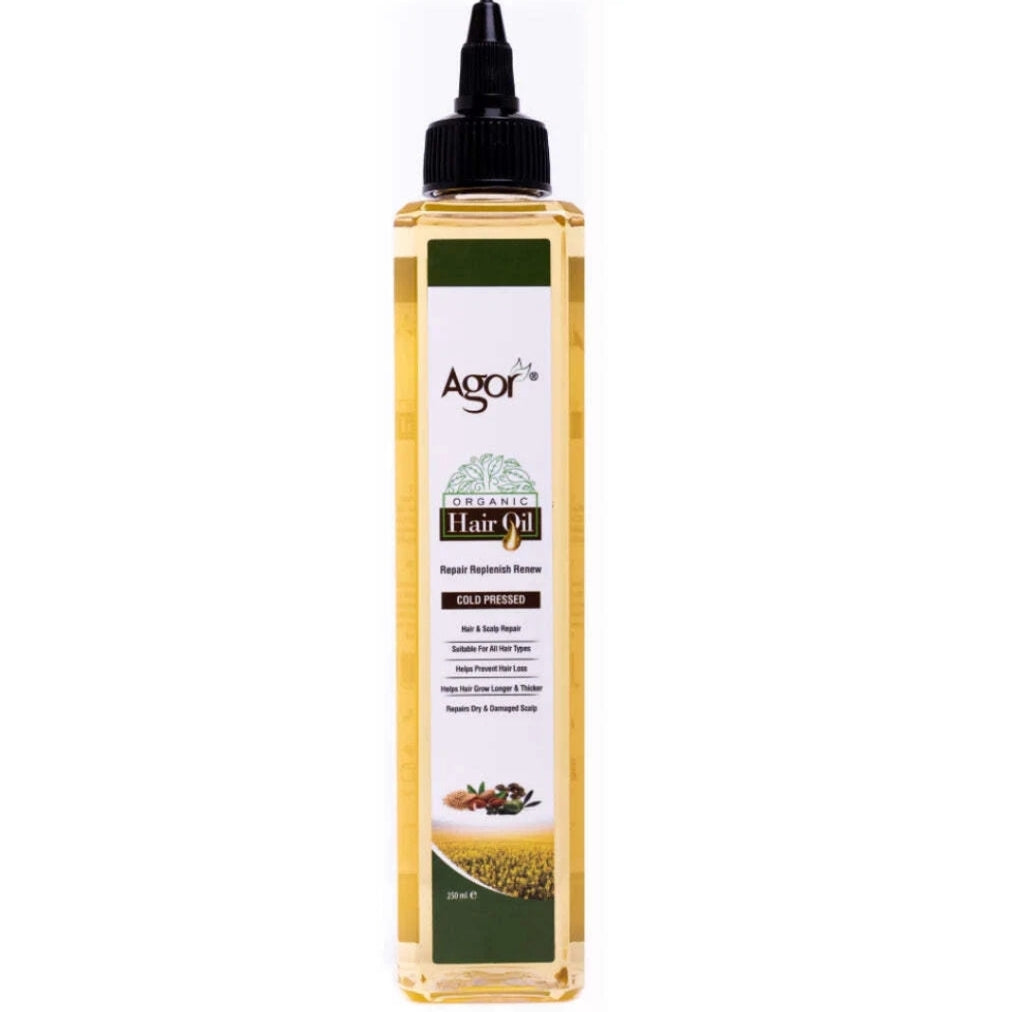 Agor Organic Hair Oil.