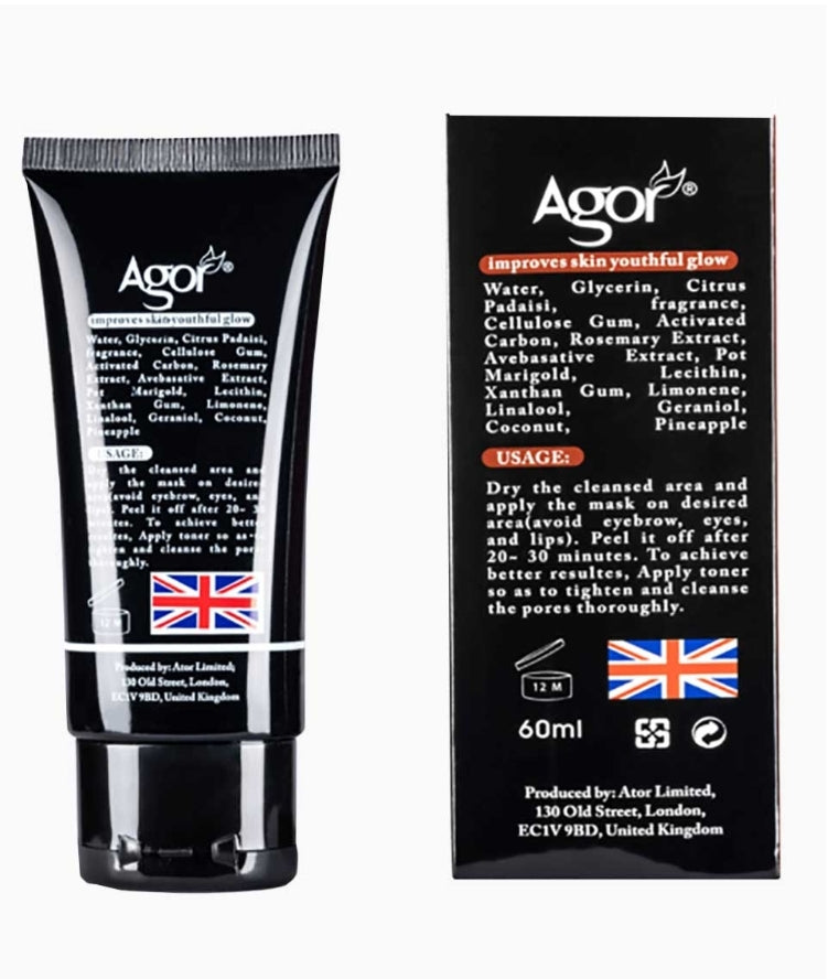 Agor Black Magic Blackhead Peel-Off Mask.